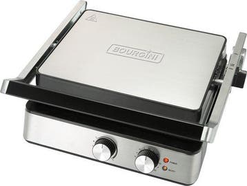 2dekans | Bourgini Contact Grill PURE – PFAS-vrije 2-in-1, Ophalen of Verzenden, Zo goed als nieuw
