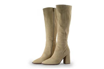 Notre-V Laarzen in maat 37 Beige, Verzenden, Beige, Zo goed als nieuw, Hoge laarzen