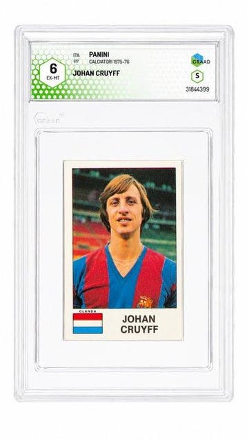 1975 Panini Panini Calciatori 1975/76 #612 Johan Cruyff, Nieuw