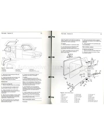 1976 RELIANT ROBIN WERKPLAATSHANDBOEK ENGELS
