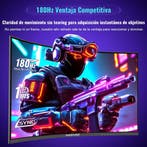 Amzfast 32 QHD Curved Gaming Monitor - 180Hz, 2K (2560 x 1, Verzenden, Zo goed als nieuw
