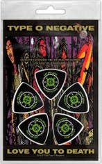 Type O Negative Love You to Death Plectrum Tri-Tip - 5-pack, Ophalen of Verzenden, Nieuw, Gebruiksvoorwerp