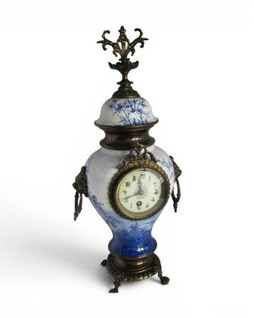 Vaas pendule - Aardewerk - 1850-1900, Antiek en Kunst
