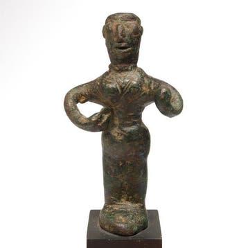 Etruscan Brons Staande figuur