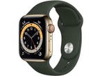 Apple Watch Series 6 - Smartwatch - GPS + Cellular - Goud, Sieraden, Tassen en Uiterlijk, Smartwatches, Verzenden, Zo goed als nieuw