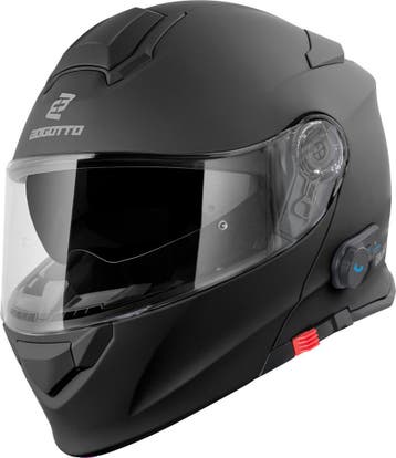 Bogotto H271 BT Bluetooth Helm Mat Zwart, Systeemhelm, XXL, Nieuw met kaartje, Overige merken