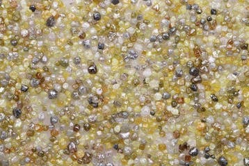 Diamant 30 ct gemengd gekleurde diamant, natuurlijke losse