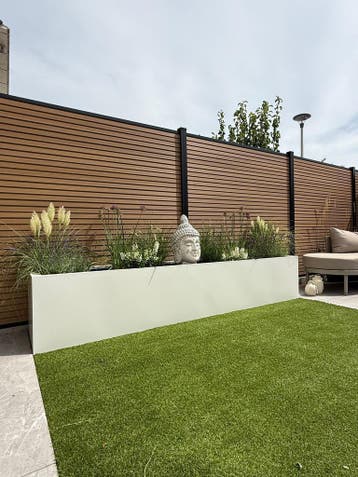 Plantenbak, Tuin en Terras, Bloembakken en Plantenbakken, Nieuw, Ophalen of Verzenden, Balkon, Metaal
