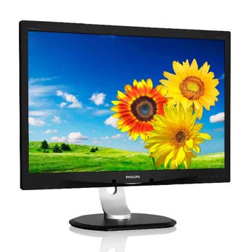 Philips Brilliance 240P4QPYEB1920x1200 - DP - DVI - VGA - Zw, Verzenden, Refurbished