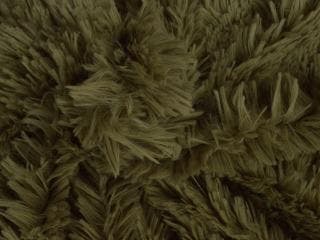 Langharig bont stof – Taupe, Overige kleuren, 120 cm of meer, Ophalen of Verzenden, Polyester