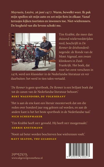 De renner 9789044640847 Tim Krabbé, Verzenden, Zo goed als nieuw, Tim Krabbé