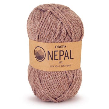 DROPS Nepal Mix - 0618 camel - Wol Garen, Ophalen of Verzenden, Nieuw