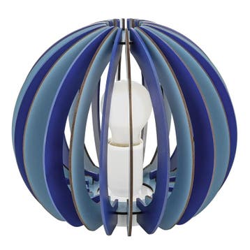 Houten kinderkamer tafellamp blauw, Babette, Ophalen of Verzenden, Nieuw