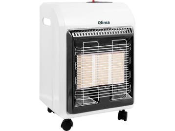 Qlima verrijdbare gaskachel GH 741 RM wit, Nieuw
