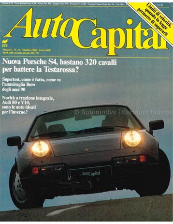 1986 AUTOCAPITAL MAGAZINE 10 ITALIAANS, Nieuw, Author