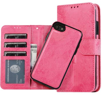 iPhone 7 / 8 / SE 2020-2022 Uitneembaar Magnetisch Bookcase, Ophalen of Verzenden, Nieuw