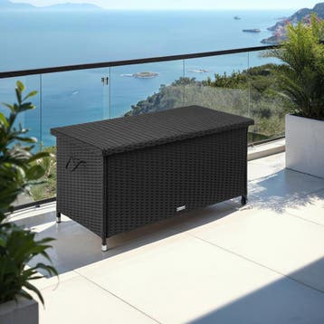 Wicker opbergbox Kiruna met kunststof gaas, Verzenden, Nieuw