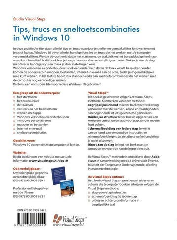 Tips, trucs en sneltoetscombinaties in Windows 10, Boeken, Verzenden, Gelezen, Studio Visual Steps
