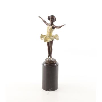 Bronzen beeld van een Ballerina (Beeldjes - Decoratie), Verzenden, Nieuw