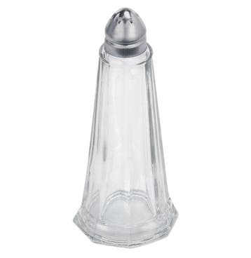 GGM Gastro | Peper- en zoutstrooiers - glas – RVS deksel - |, Verzenden, Nieuw in verpakking, Overige typen