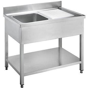 RVS Spoeltafel Links - 1000mm breed - 700mm, Ophalen, Nieuw in verpakking