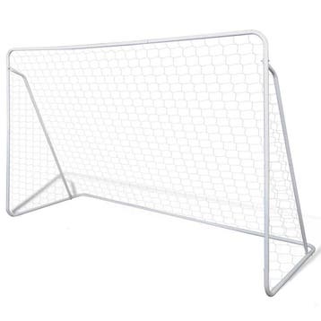 vidaXL Voetbaldoelset hoogwaardig 240x90x150 cm staal, Verzenden, Nieuw