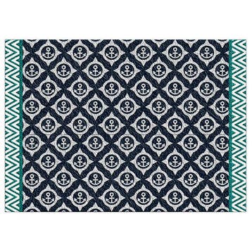 Entree Mat SOFT Blauw 70 x 50 cm, Ophalen of Verzenden, Nieuw