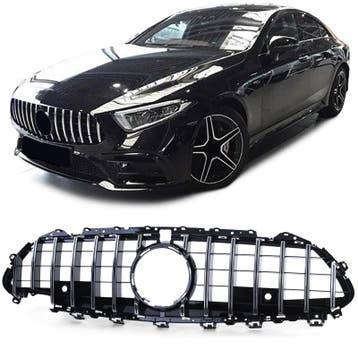Grill Mercedes CLS C257 17-.. GT Look Glans Zwart/Chroom, Ophalen of Verzenden, Nieuw