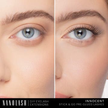 Nanolash Pre-Glued Stick & Go Lashes Innocent, Sieraden, Tassen en Uiterlijk, Uiterlijk | Cosmetica en Make-up, Ophalen of Verzenden