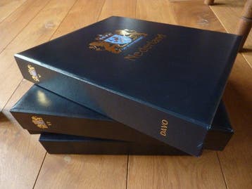 Nederland 2000/2014 - Twee lege Luxe Davo-albums Nederland, Gestempeld