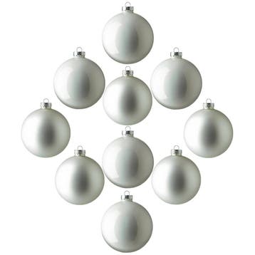 House of Seasons kerstbal (set van 10) (ø6 cm) (Overige), Verzenden