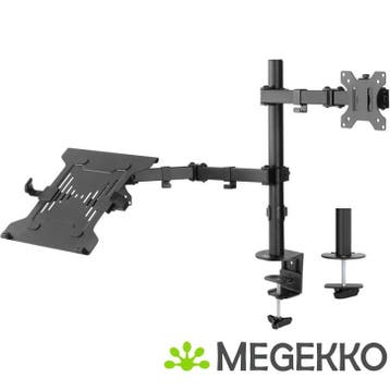 ACT Monitorarm max 32  met laptophouder, 1 scherm, Verzenden, Nieuw, ACT