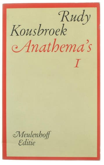 Anathemas 1 - Rudy Kousbroek 9789029041492, Verzenden, Gelezen, Rudy Kousbroek