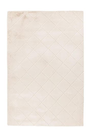 Fluffy Vloerkleed | Impulse | Ruiten | Crème | 120x170 cm, Huis en Inrichting, Stoffering | Tapijten en Kleden, Verzenden, Nieuw