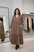 Ophilia jurk Lucy viscose dessin Maat:, Verzenden, Nieuw, Overige kleuren