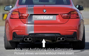 Rieger diffuser | geschikt voor BMW 4-Serie F32 / F33 / F36, Verzenden, Nieuw, BMW