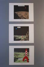 Hergé - Moulinsart - Tintin - Ensemble de 3 tirés à part -, Nieuw