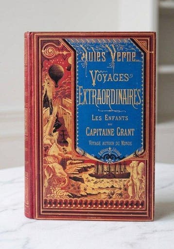 Jules Verne; illustrazioni di Riou - Les Enfants du, Antiek en Kunst, Antiek | Boeken en Bijbels