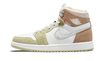 Air Jordan 1 High Zoom CMFT Olive Aura (W), Nieuw