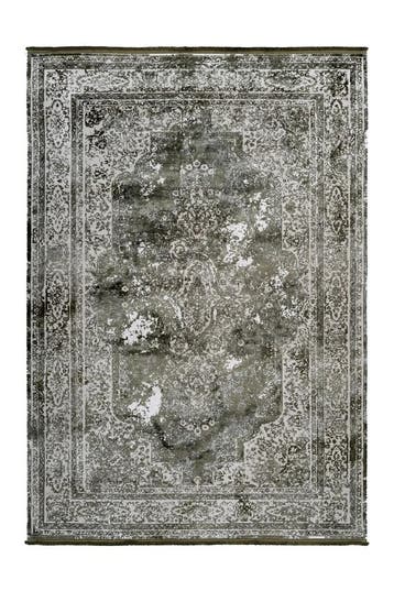 Vintage Vloerkleed | Elysee | Medaillon | Groen | 240x330 cm, Verzenden, Nieuw