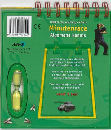 Minutenrace Algemene kennis 9789018023805, Verzenden, Zo goed als nieuw