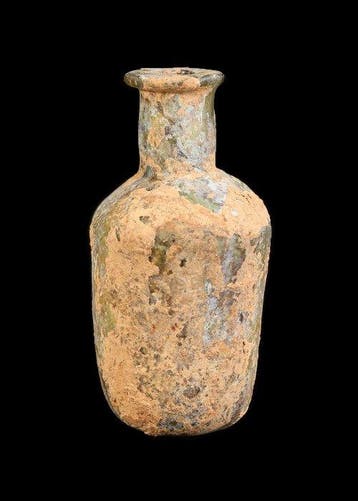 Oud-Romeins Glas Fles (Zonder minimumprijs), Antiek en Kunst