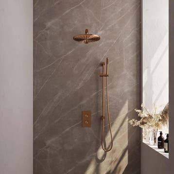 Brauer Copper Edition Thermostatische Regendoucheset Inbouw, Ophalen of Verzenden, Nieuw