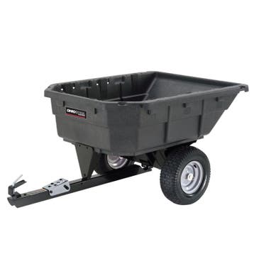Aanhangwagen voor Zitmaaier 540 kg laadvermogen, draaibar..., Ophalen of Verzenden, Nieuw