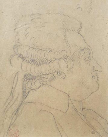Eugène Delacroix (1798-1863) - Portrait de Mirabeau, Antiek en Kunst, Kunst | Schilderijen | Klassiek