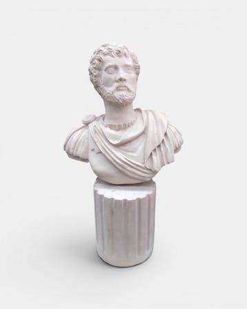 Beeld, Marco Aurelio - 50 cm - Gips