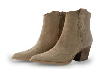 Manfield Cowboy laarzen in maat 38 Beige, Verzenden, Beige, Zo goed als nieuw, Manfield