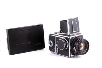 Hasselblad 500c + 80mm + cassette Analoge camera, Nieuw