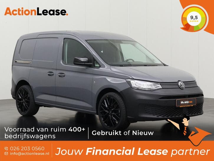 Volkswagen Caddy 20TDi Zilver of Grijs occasion, Auto's, Bestelauto's, Dealer onderhouden, Te koop, Zwart, Automaat, Financial lease