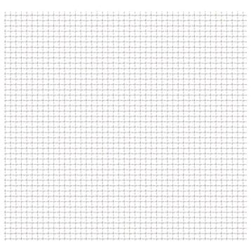 vidaXL Draadhek geweven gaas 50x50 cm 11x11x2 mm roestvrij, Tuin en Terras, Verzenden, Nieuw, IJzer, Minder dan 1 meter